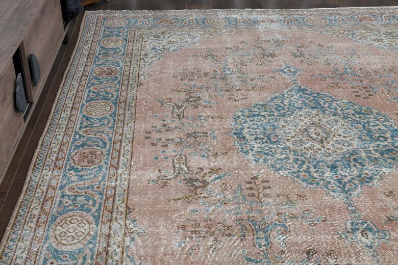 Turkish Floral Area Rug