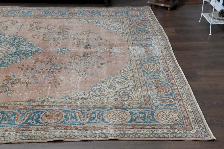 Turkish Floral Area Rug