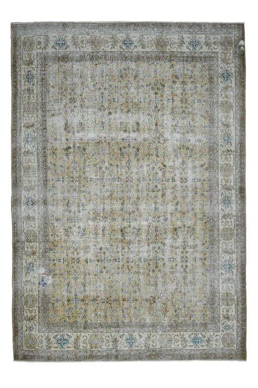 Antique Turkish Floral Rug