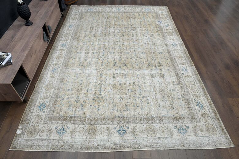 Antique Turkish Floral Rug