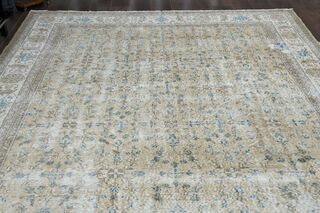 Antique Turkish Floral Rug - Thumbnail