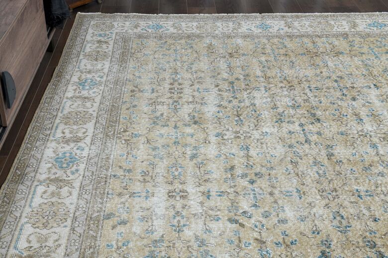 Antique Turkish Floral Rug