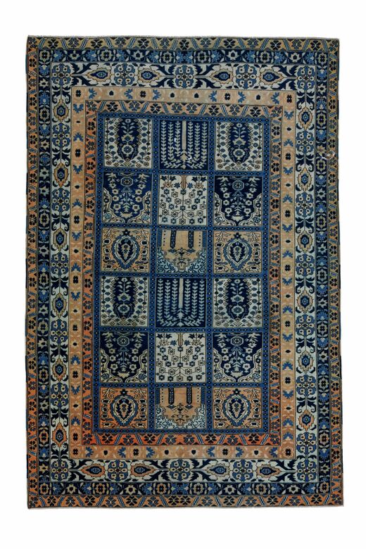 Scandinavian Blue Vintage Rug