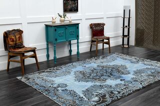 Light Blue Area Rug - Thumbnail