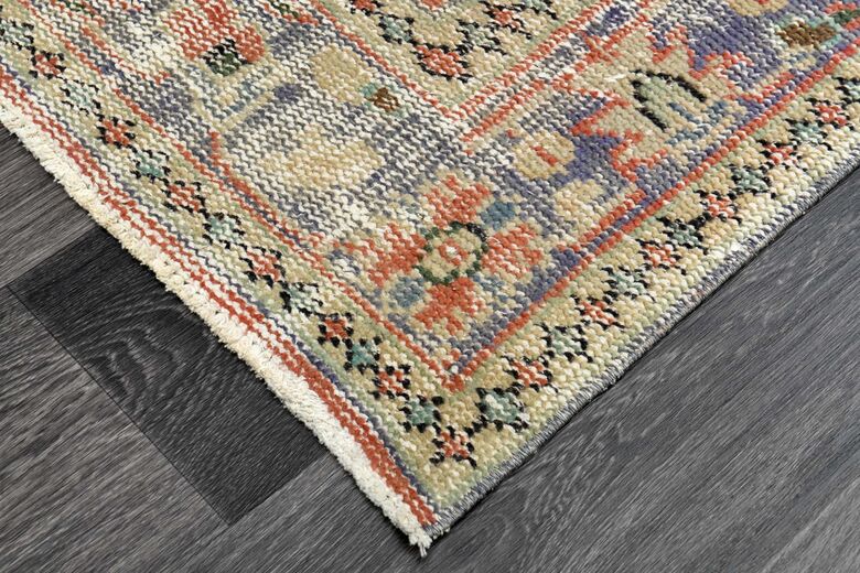 Distressed Antique Rug