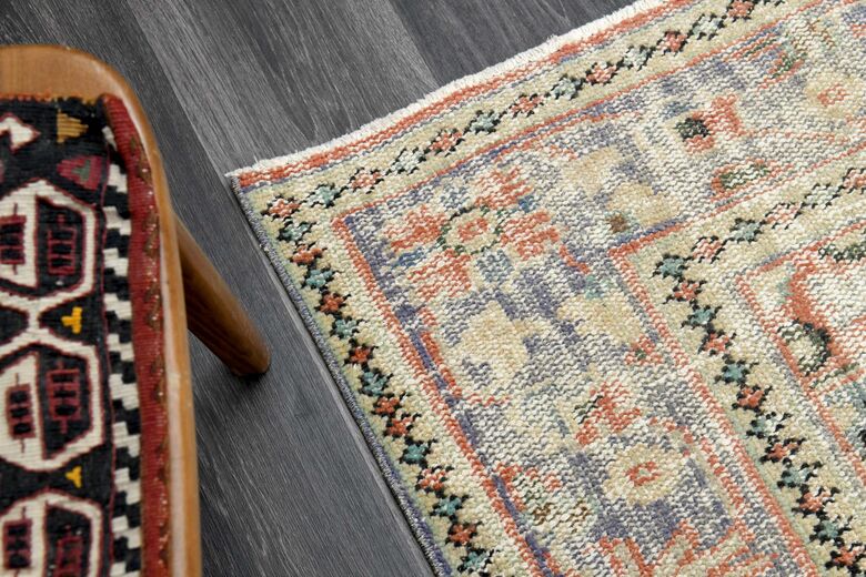 Distressed Antique Rug