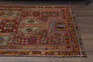 Unique Tasseled Oushak Carpet - Handmade Vintage Rug - Thumbnail