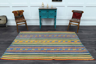 Turkey Vintage Area Kilim - Thumbnail