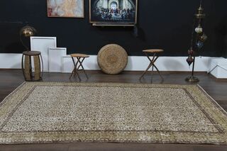 Handmade Vintage Area Rug - Thumbnail