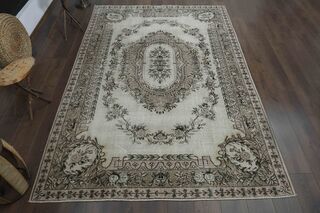 Royal White Vintage Rug - Thumbnail