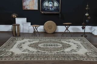 Royal White Vintage Rug - Thumbnail