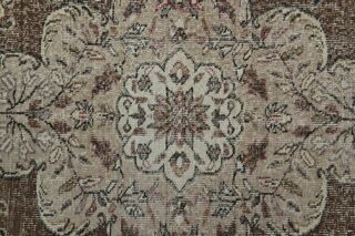 Brown Oriental Vintage Rug - Thumbnail