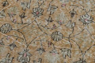 Floral Oushak Area Rug - Thumbnail