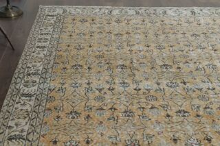 Floral Oushak Area Rug - Thumbnail