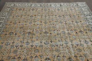 Floral Oushak Area Rug - Thumbnail