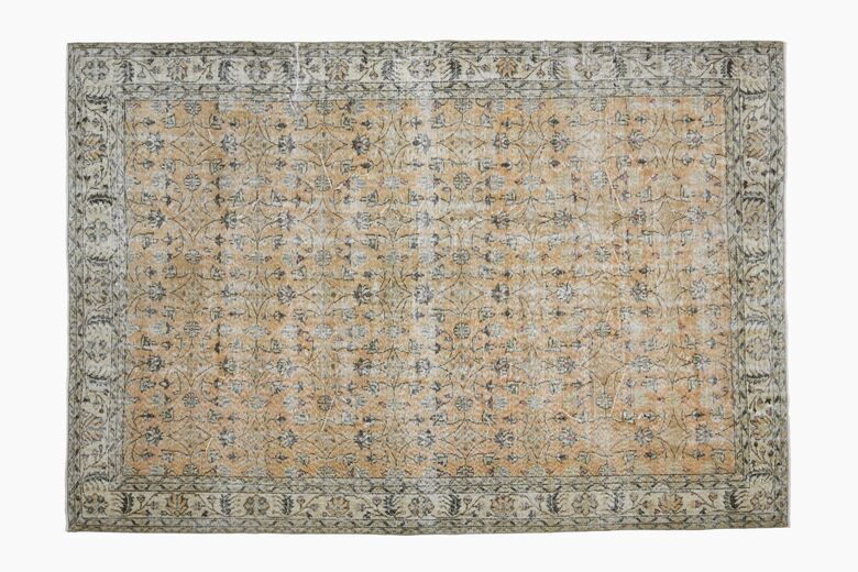 Floral Oushak Area Rug