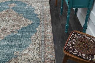 Water Blue Vintage Area Rug - Thumbnail