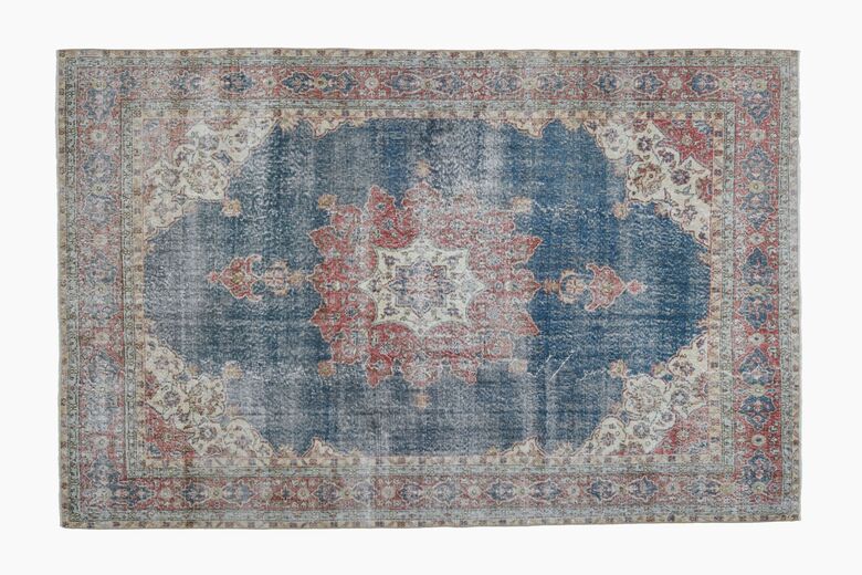 Blue Oriental Vintage Area Rug