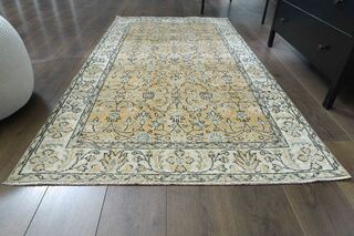 Yellow Vintage Area Rug - Thumbnail