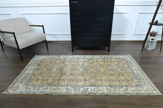 Yellow Vintage Area Rug - Thumbnail