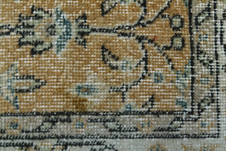 Yellow Vintage Area Rug