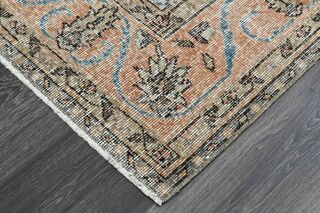 Blue Oriental Vintage Area Rug - Thumbnail