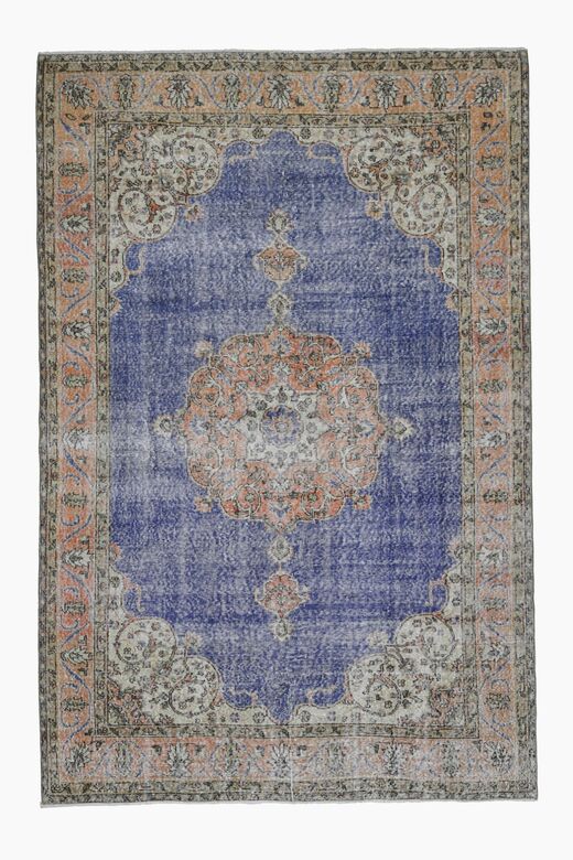 Blue Oriental Vintage Area Rug