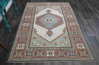 Handwoven Vintage Area Rug - Thumbnail