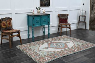 Handwoven Vintage Area Rug - Thumbnail