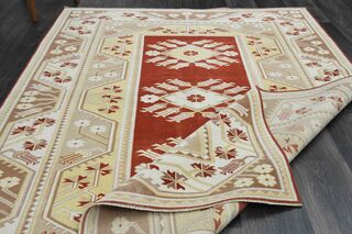 Milas Wool Vintage Rug - Thumbnail