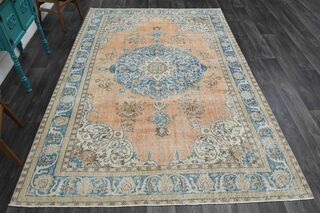 Oriental Oushak Rug - Thumbnail