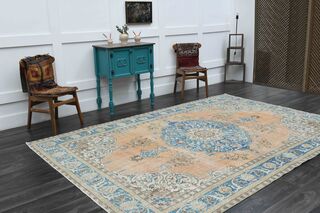 Oriental Oushak Rug - Thumbnail