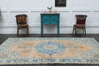 Oriental Oushak Rug - Thumbnail