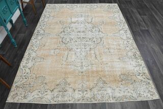 Antique Natural Area Rug - Thumbnail