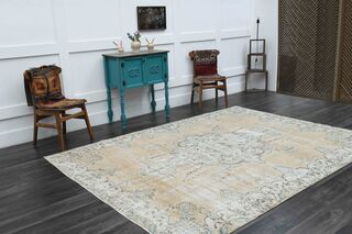 Antique Natural Area Rug - Thumbnail