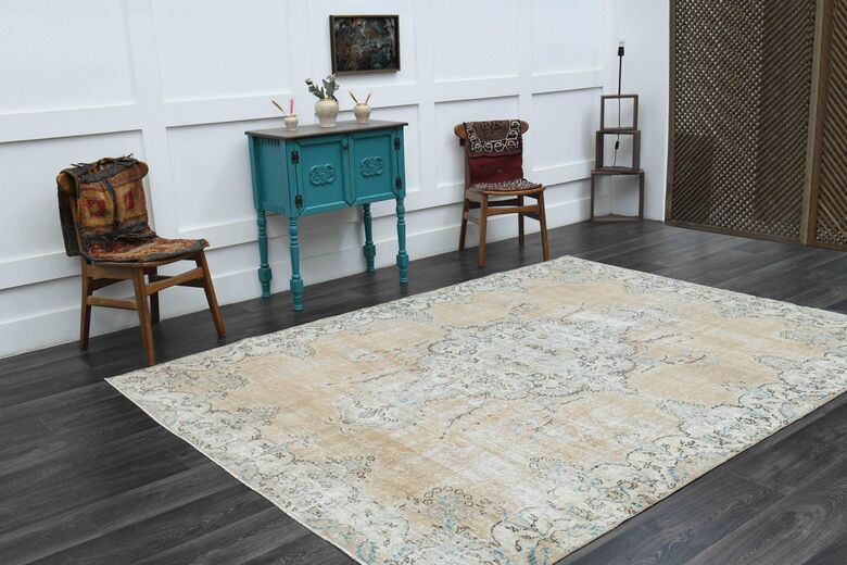 Antique Natural Area Rug