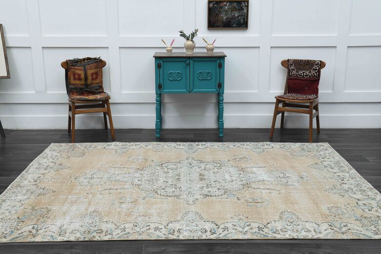 Antique Natural Area Rug