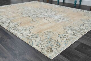 Antique Natural Area Rug - Thumbnail