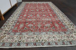 Handmade Vintage Area Rug - Thumbnail