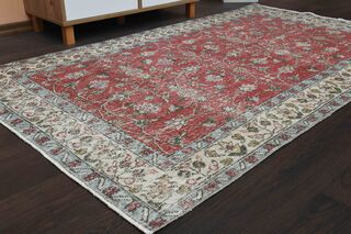 Handmade Vintage Area Rug - Thumbnail