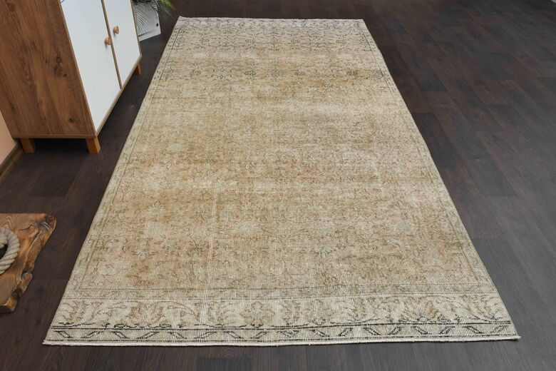 Faded Orange Vintage Rug