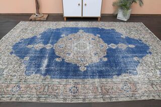 Mid-Century Vintage Area Rug - Thumbnail