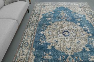 Handmade Vintage Area Rug - Thumbnail