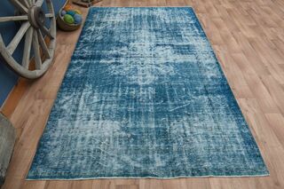 Blue Vintage Area Rug - Thumbnail