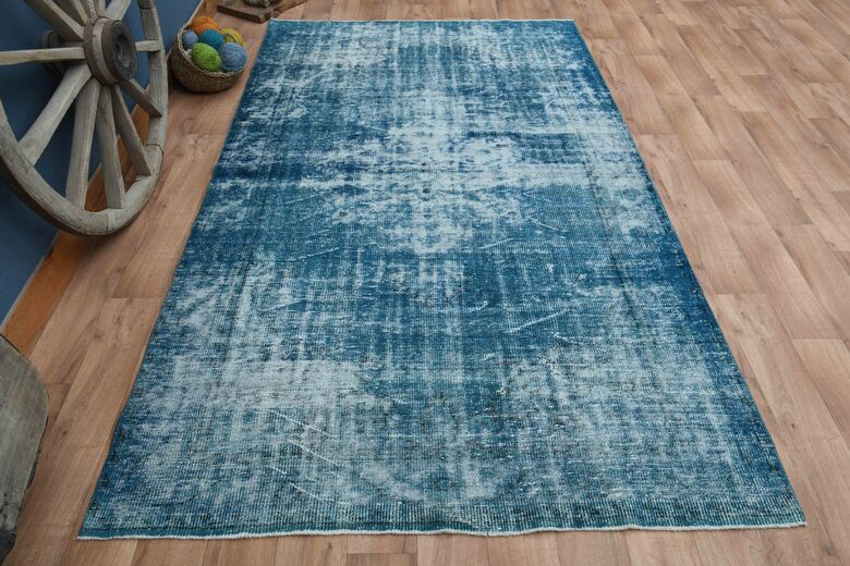 Blue Vintage Area Rug