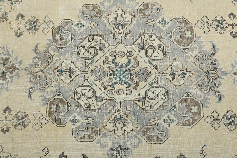 Ecru Oversized Persian Rug