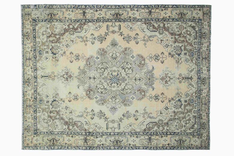 Ecru Oversized Persian Rug