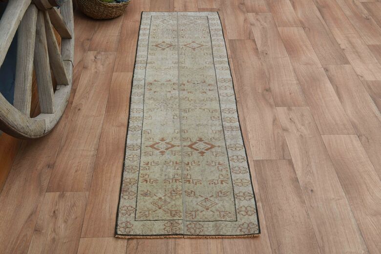 Neutral Vintage Runner Rug