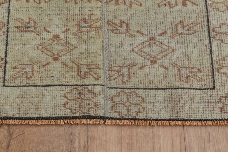 Neutral Vintage Runner Rug