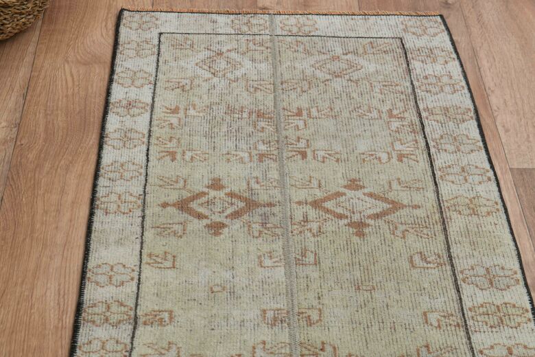 Neutral Vintage Runner Rug